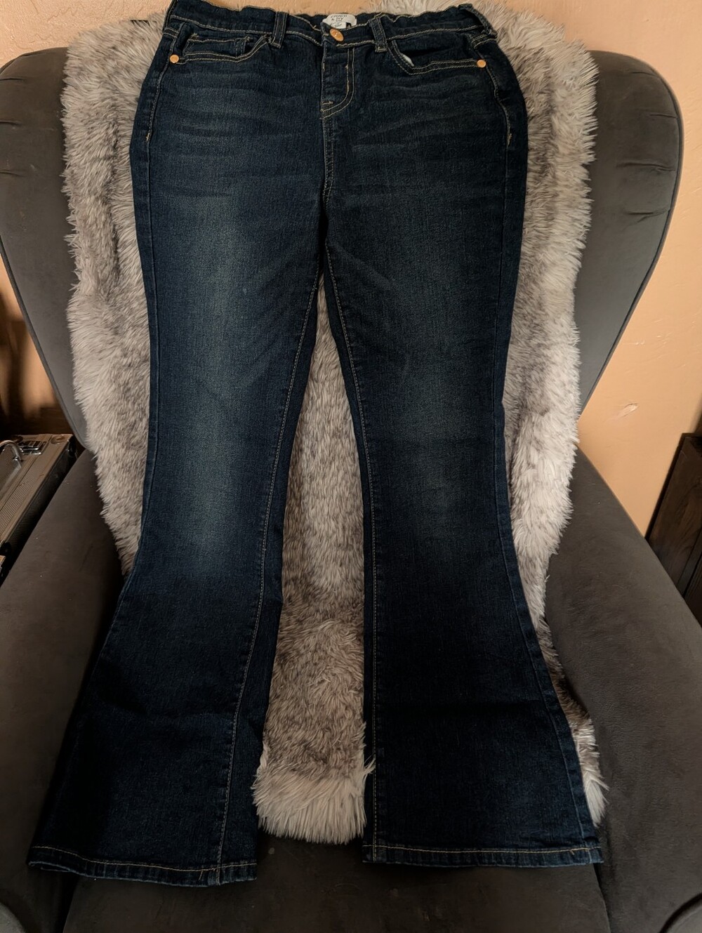 Girl crown & ivy Dark Wash Flare Jeans Size 16